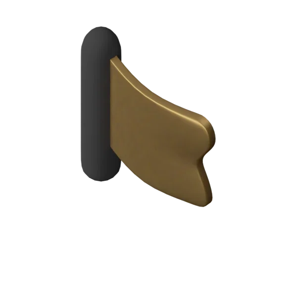 Flag 3D icon, view 5