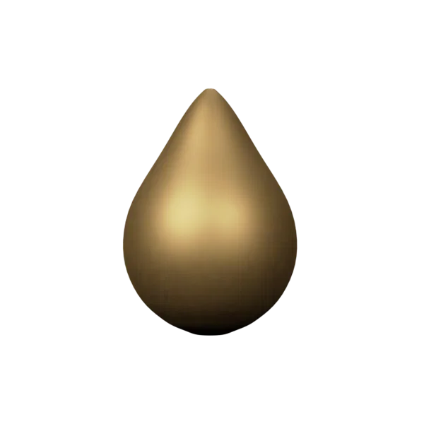 Drop 3D icon, view 1