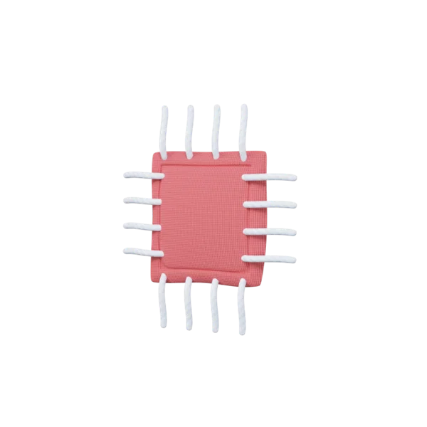Cloth Patch 3D icon, view 2