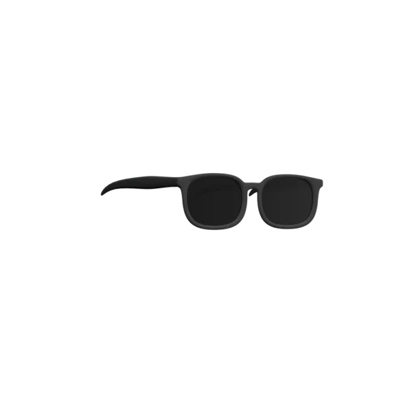Sunglasses 3D icon, view 3