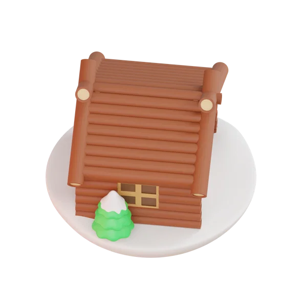 Home 3D icon, view 4