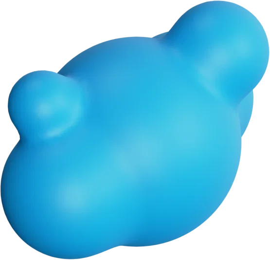 Speech Bubble 2 3D icon, view 4