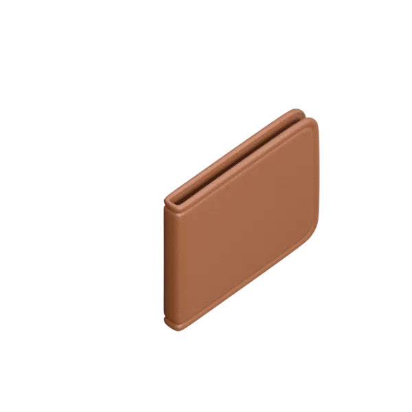 Wallet - Folded 3D icon, view 4