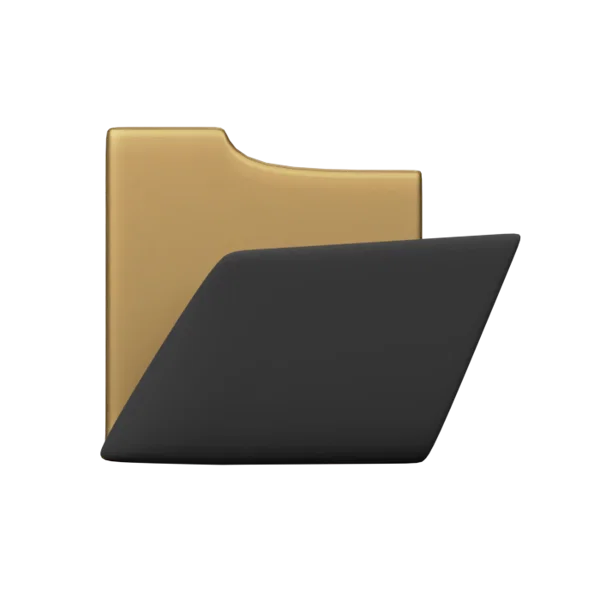 Portfolio 3D icon, view 1