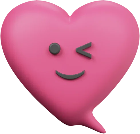 Speech Bubble 5 3D icon, view 1