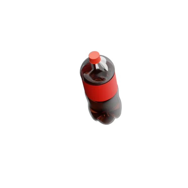 Coke Bottle 3D icon, view 3