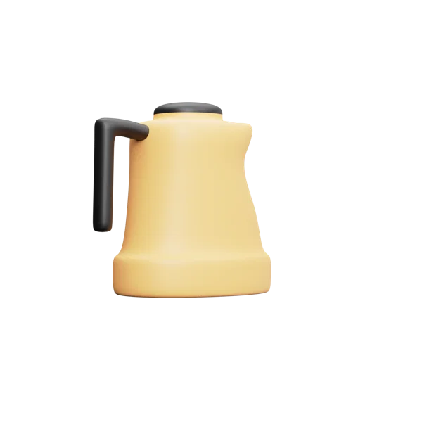 Tea Pot 3D icon, view 3
