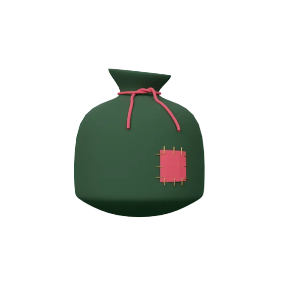 Bag 3D icon, view 1