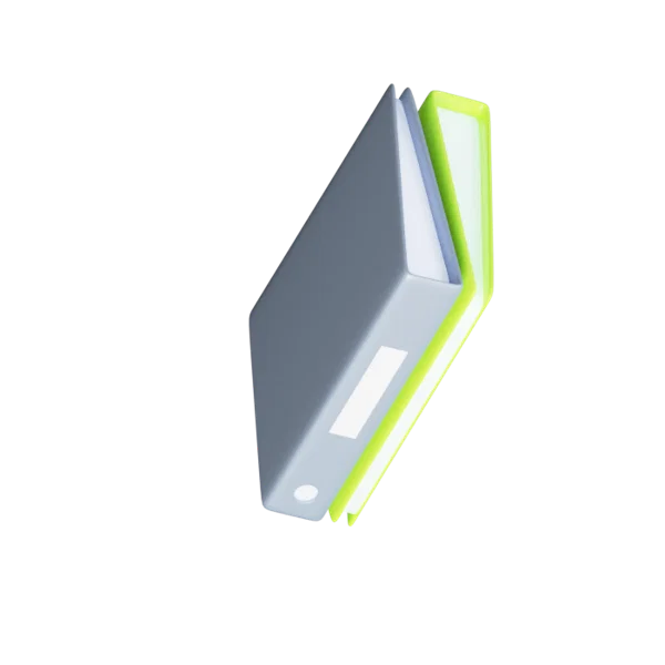 Document Folder 3D icon, view 4