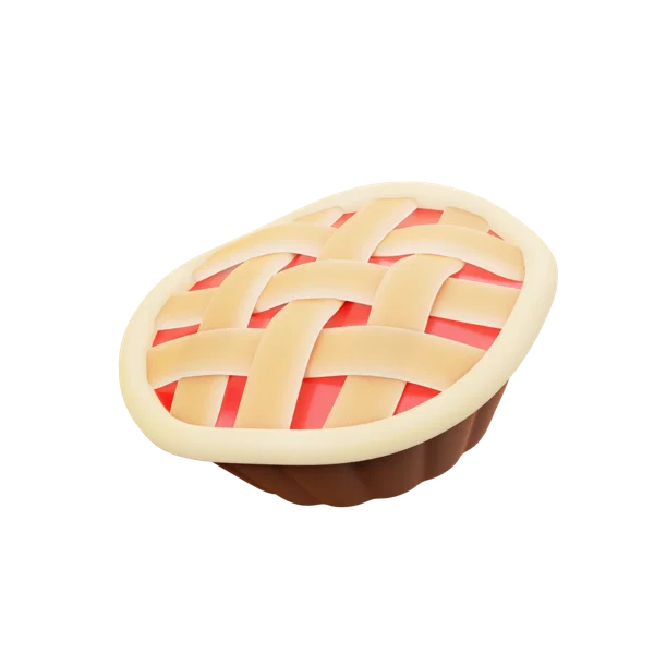 Apple Pie 3D icon, view 1