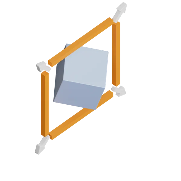 Scale 3D icon, view 4