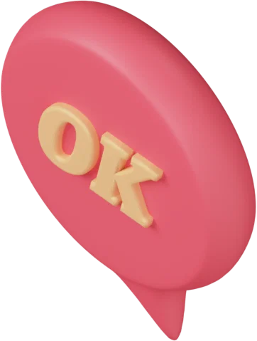 Speech Bubble 13 3D icon, view 5