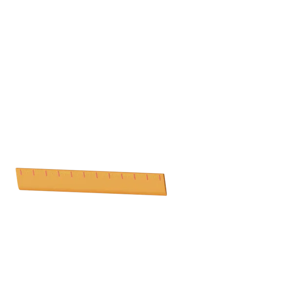Ruller 3D icon, view 5