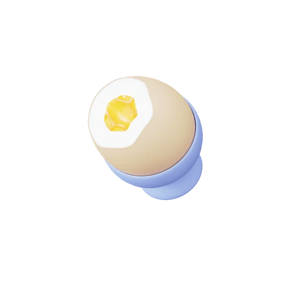 Egg in the Cracker 3D icon, view 5