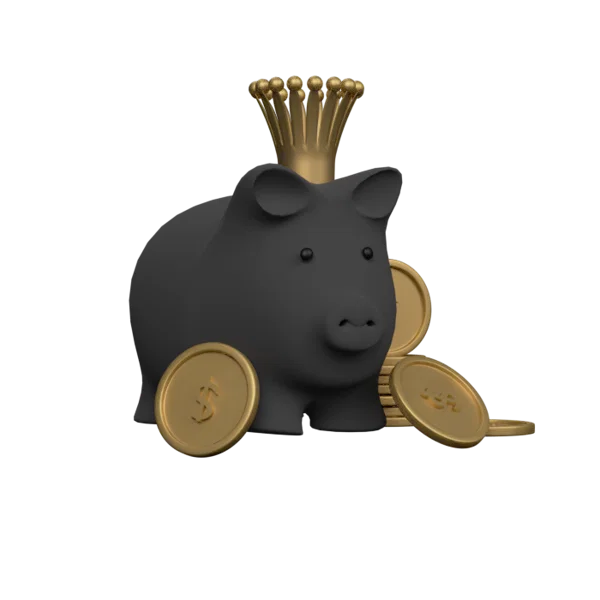 Ping on Coins 3D icon, view 3