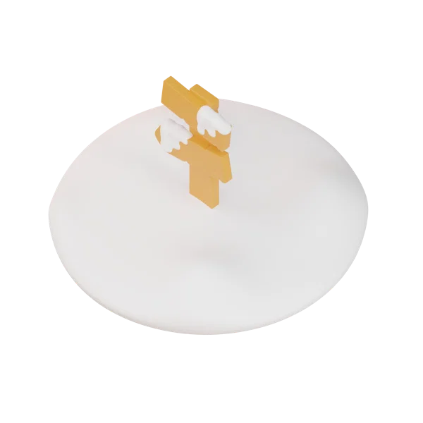 Sign 3D icon, view 5