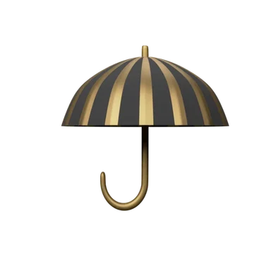 Umbrella 3D icon, view 1