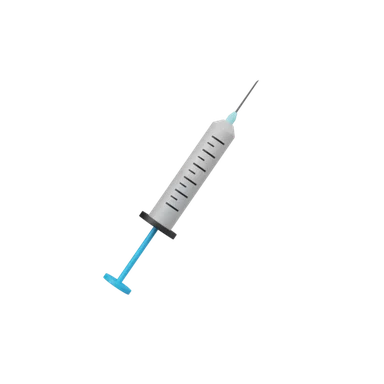 Injection 3D icon, view 1