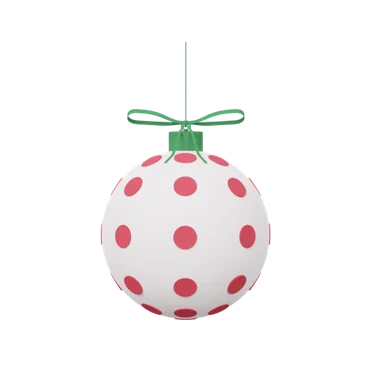Ball (dots) 3D icon, view 1