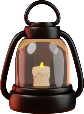 Lamp 3D icon, view 1