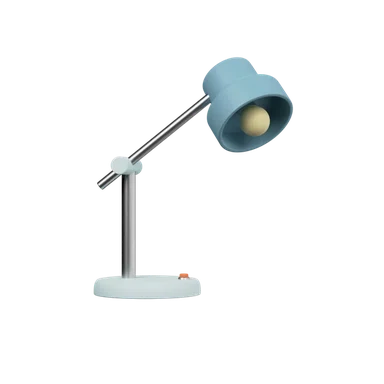 Lamp 3D icon, view 1