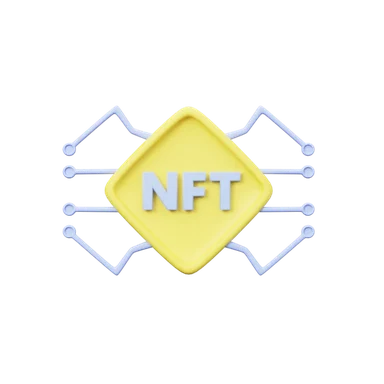NFT 3D icon, view 1