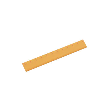 Ruller 3D icon, view 1