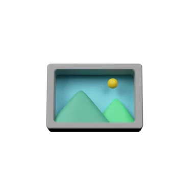 Picture 3D icon, view 1