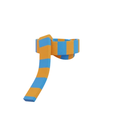 Scarf 3D icon, view 1