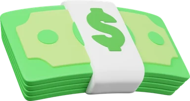 Paper Money 3D icon, view 1