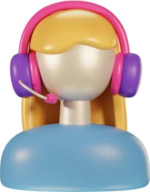 Assistant 3D icon, view 1