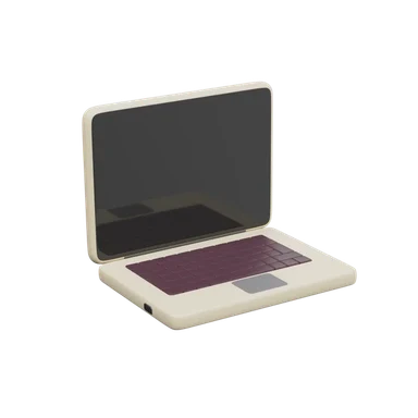 Notebook 3D icon, view 1