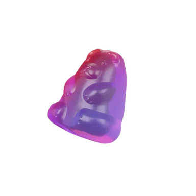 Gummy Bear 3D icon, view 1