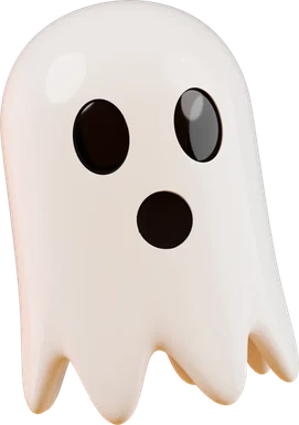 Ghost 3D icon, view 1