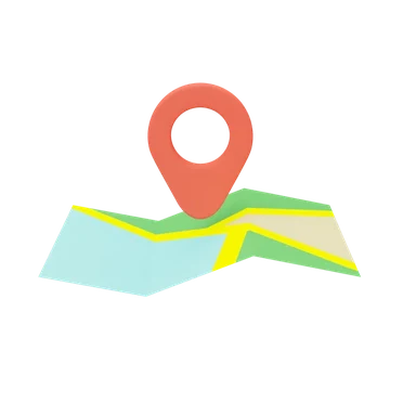 Map 3D icon, view 1