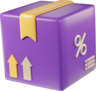 Box 3D icon, view 1