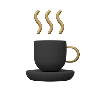 Cup 3D icon, view 1