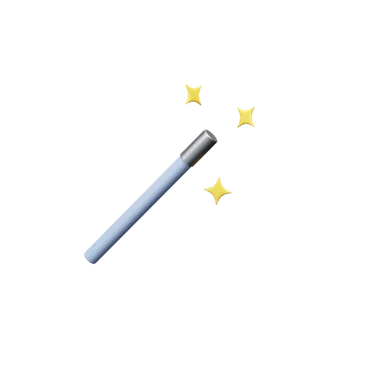 Magic Wand 3D icon, view 1