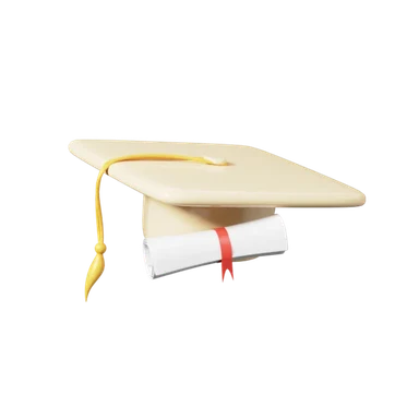 Diploma 3D icon, view 1