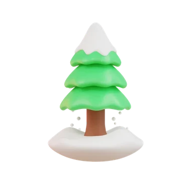 Tree 3D icon, view 1