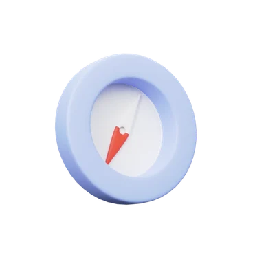 Compass 3D icon, view 1