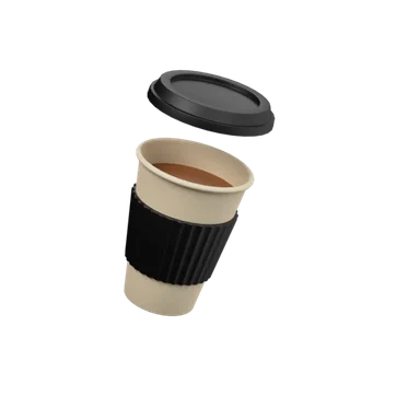 Coffee Cup 3D icon, view 1