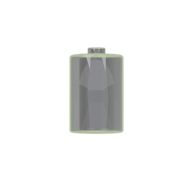 Battery - Empty 3D icon, view 1