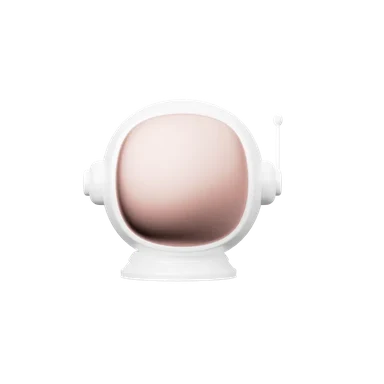Space Helmet 1 3D icon, view 1