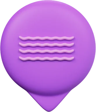 Speech Bubble 27 3D icon, view 1
