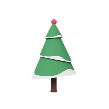 Tree 1 3D icon, view 1
