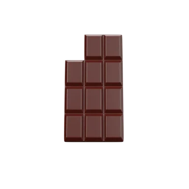 Chocolate Plain 3D icon, view 1
