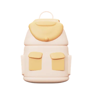 School Bag 2 3D icon, view 1
