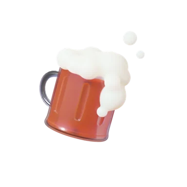 Beer 3D icon, view 1