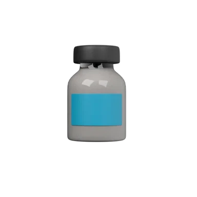 Vial 3D icon, view 1